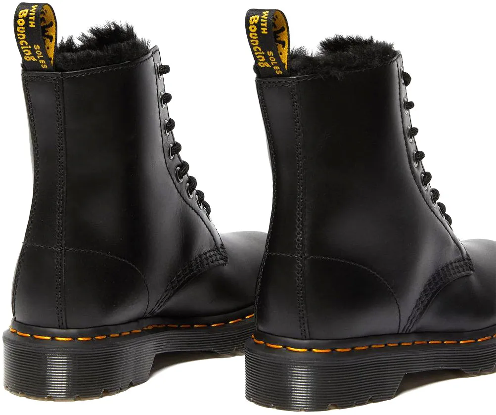 1460 Serena Faux Fur Lined Boots - Women's|-|Bottes en cuir Serena 1460 doublées de fourrure synthétique - Femme