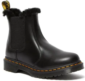 2976 Leonore Faux Fur Lined Chelsea Boots - Women's|-|Bottes Chelsea 2976 Leonore en cuir 2976 doublées de fourrure synthétique - Femme