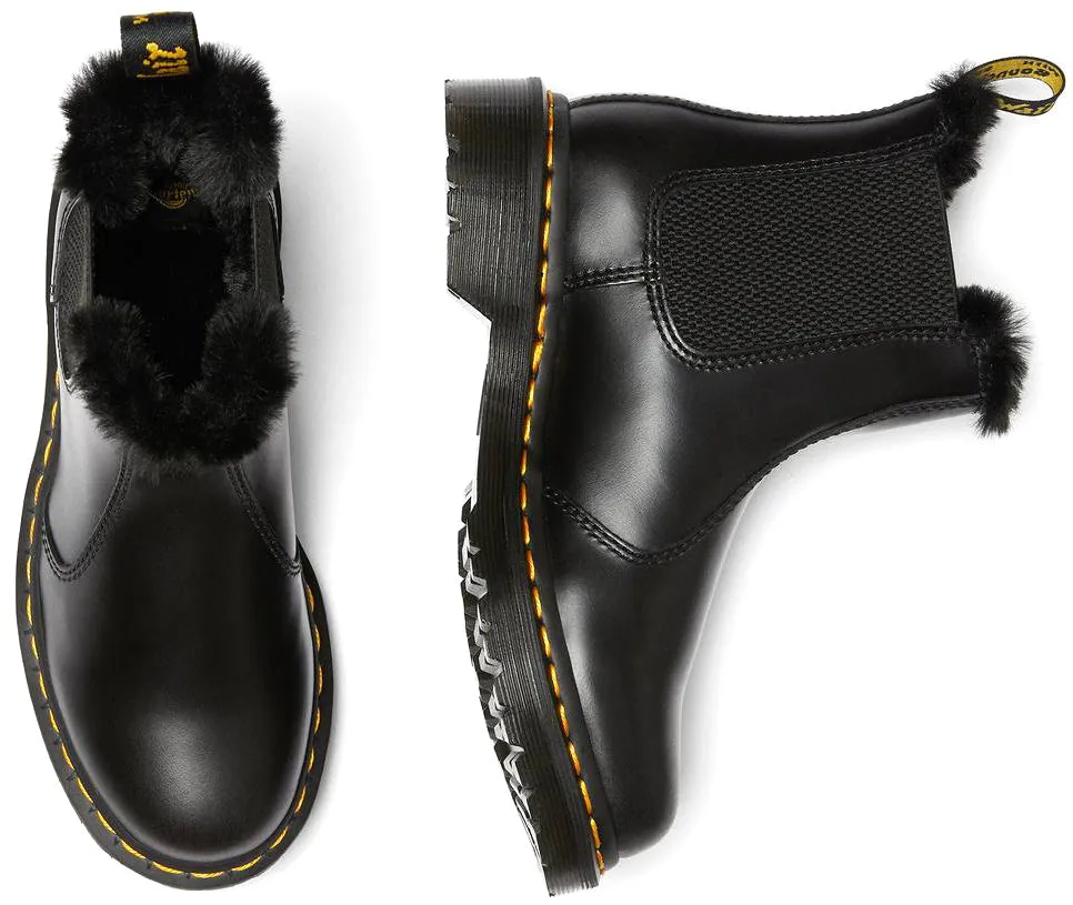 2976 Leonore Faux Fur Lined Chelsea Boots - Women's|-|Bottes Chelsea 2976 Leonore en cuir 2976 doublées de fourrure synthétique - Femme