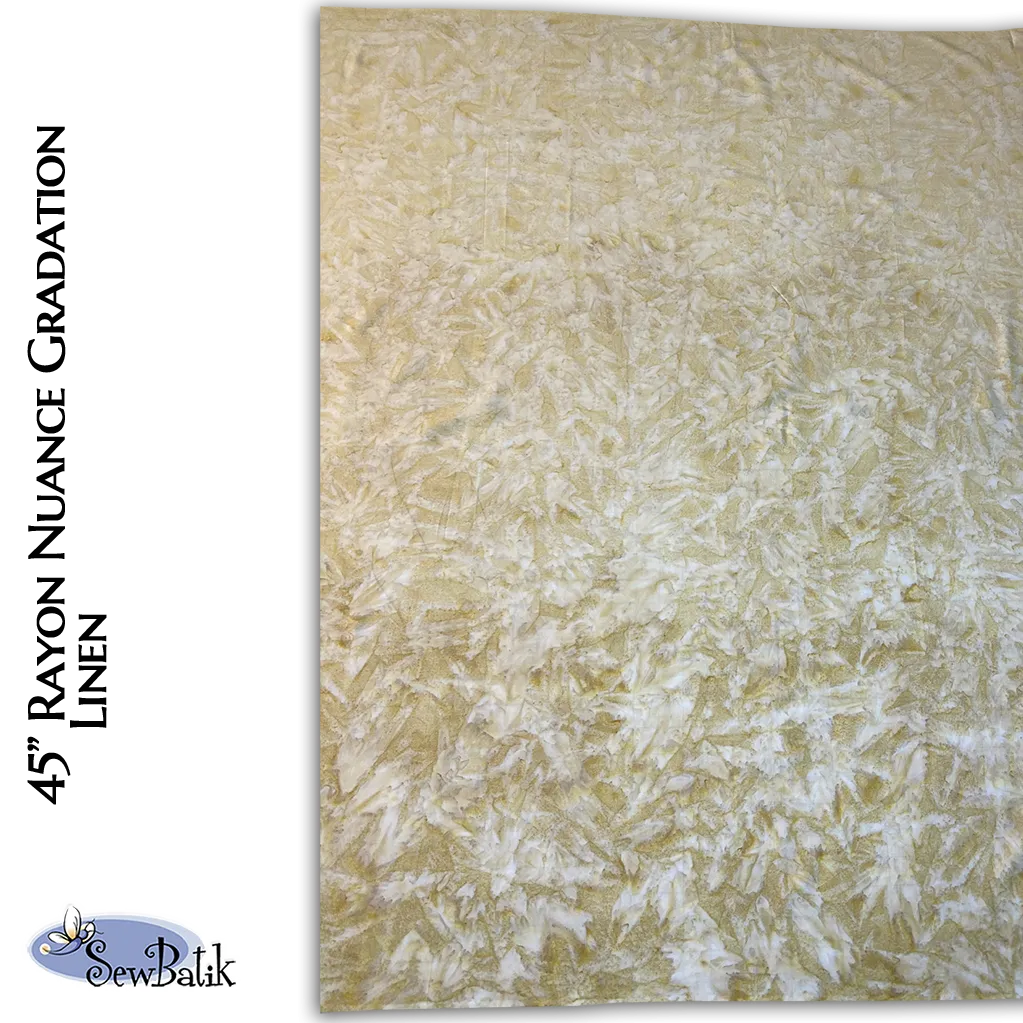 45" Rayon - Nuance Gradation - Linen