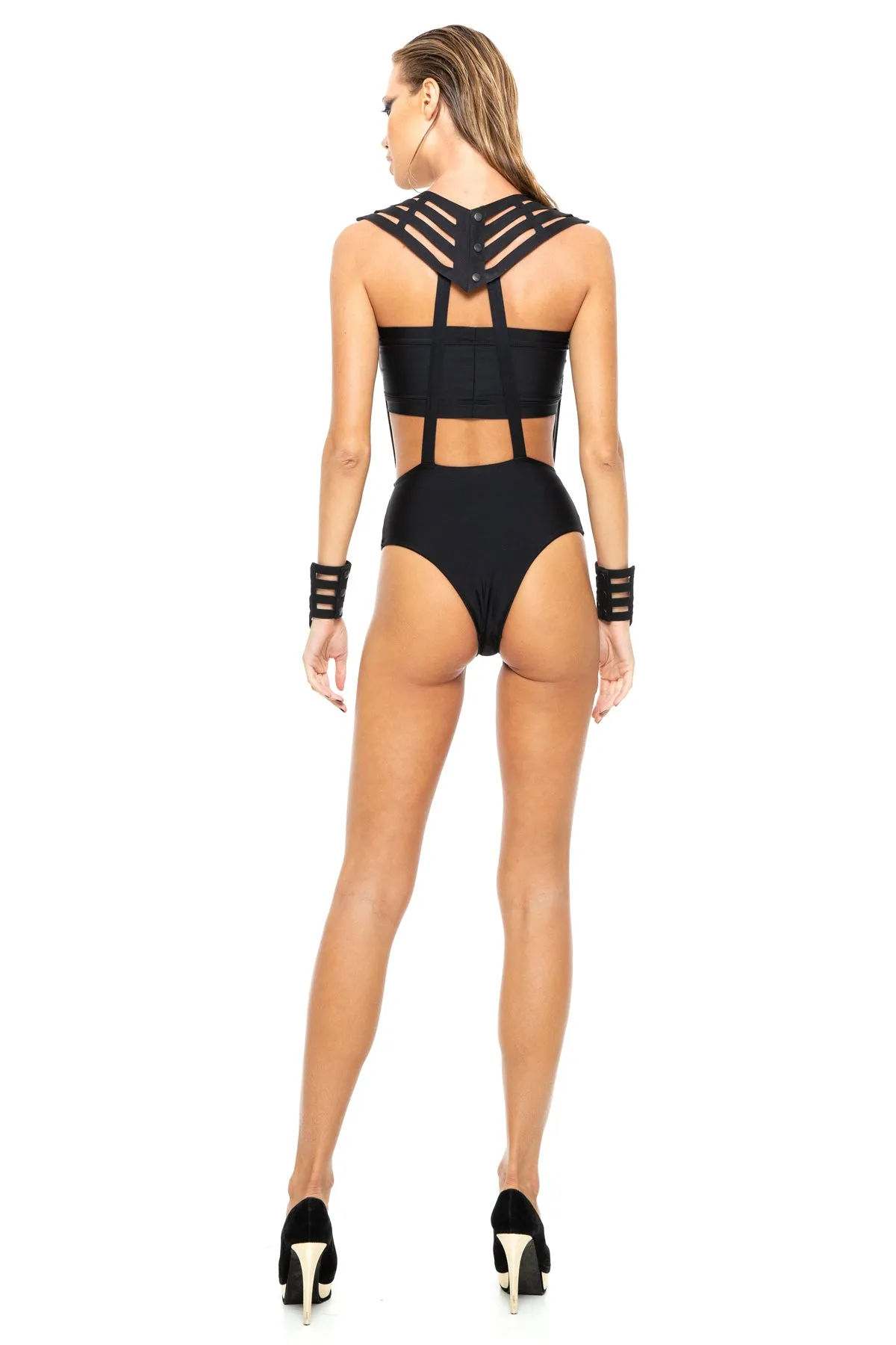 5D x Stellar Dust Hera One Piece - mesh top