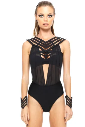 5D x Stellar Dust Hera One Piece - mesh top