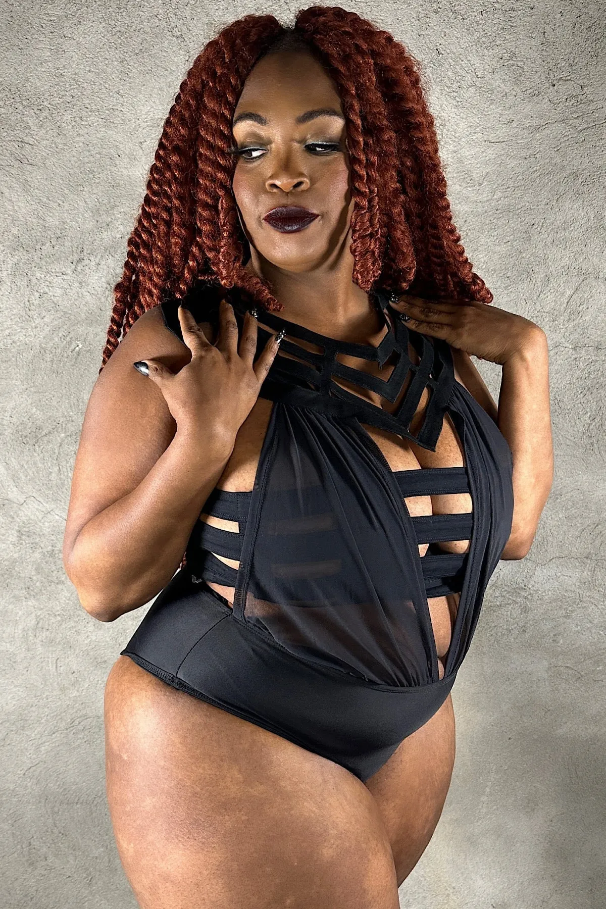 5D x Stellar Dust Hera One Piece - mesh top