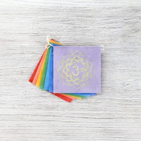 7 Chakra Lokta Paper Prayer Flags