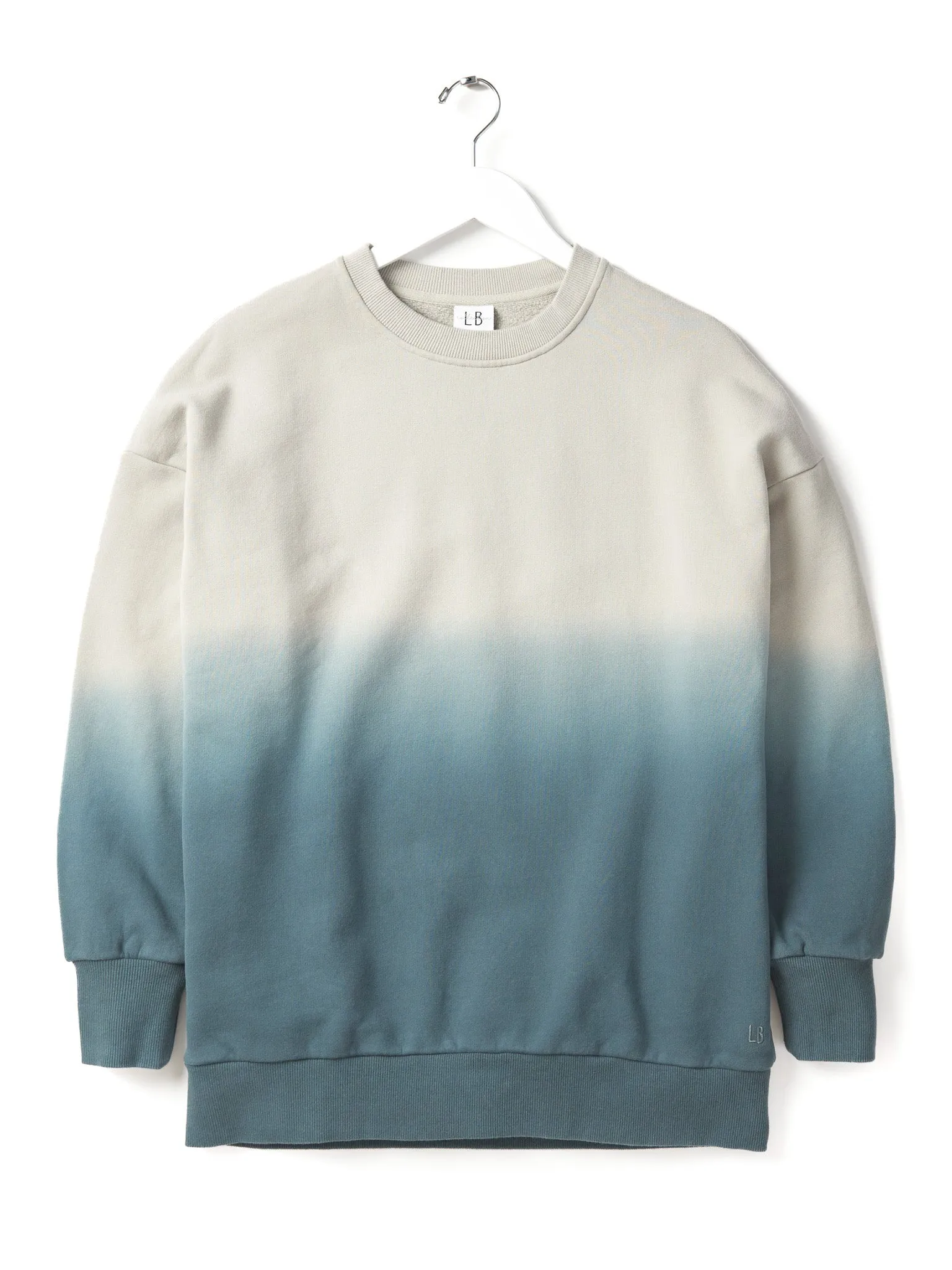 Adult Ombre Elevated Crewneck - Night Fall