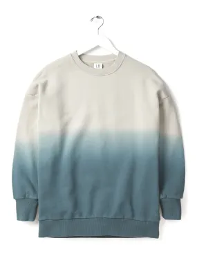 Adult Ombre Elevated Crewneck - Night Fall