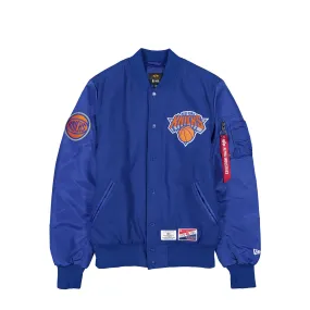 Alpha Industries x New York Knicks MA-1 Wool Varsity Jacket