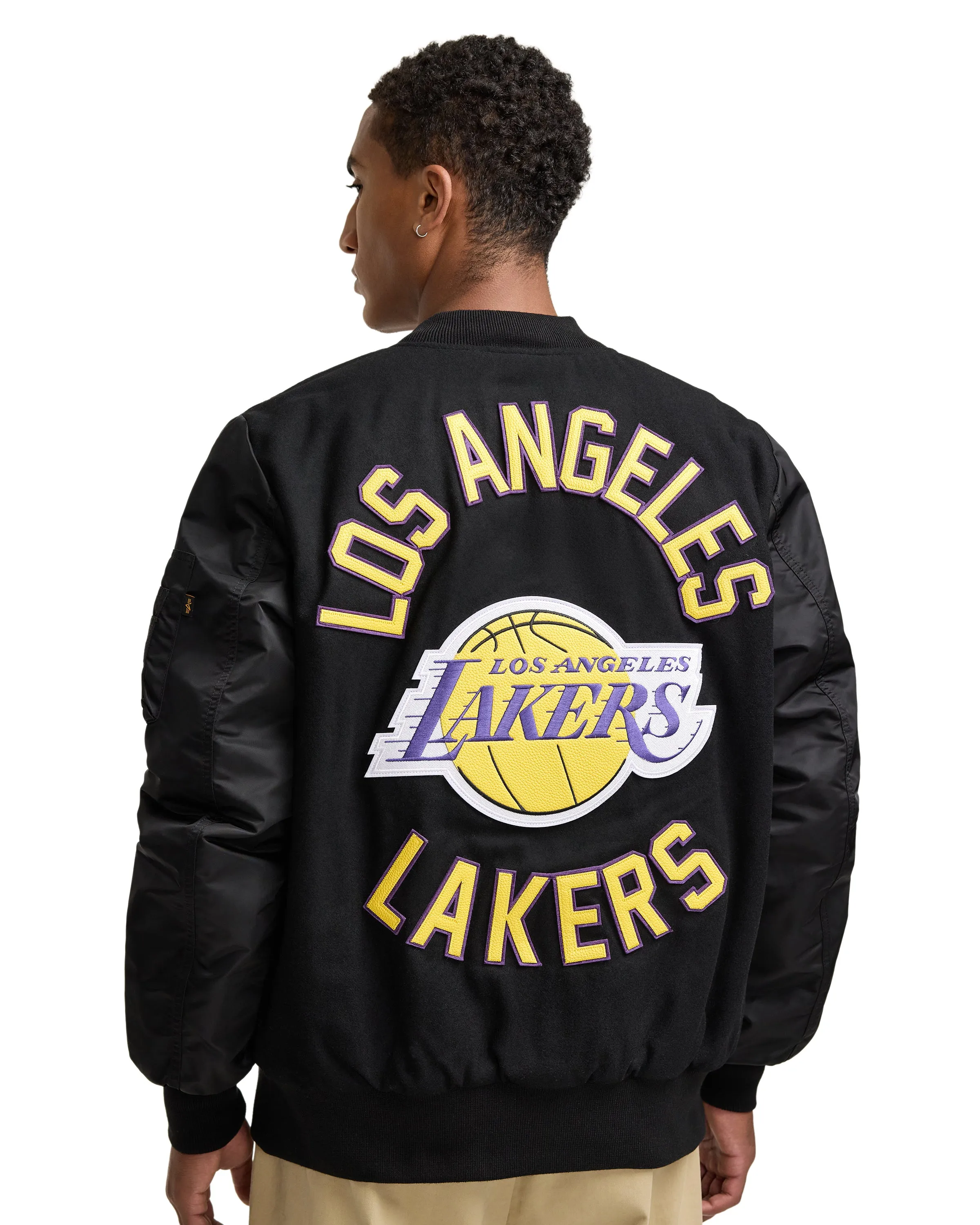Alpha Industries x New York Knicks MA-1 Wool Varsity Jacket