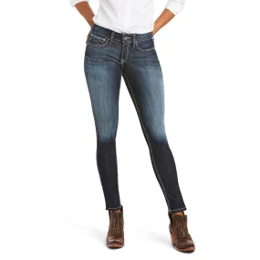 Ariat Ladies 10018357 R.E.A.L Mid Rise Outseam Ella Skinny Jeans