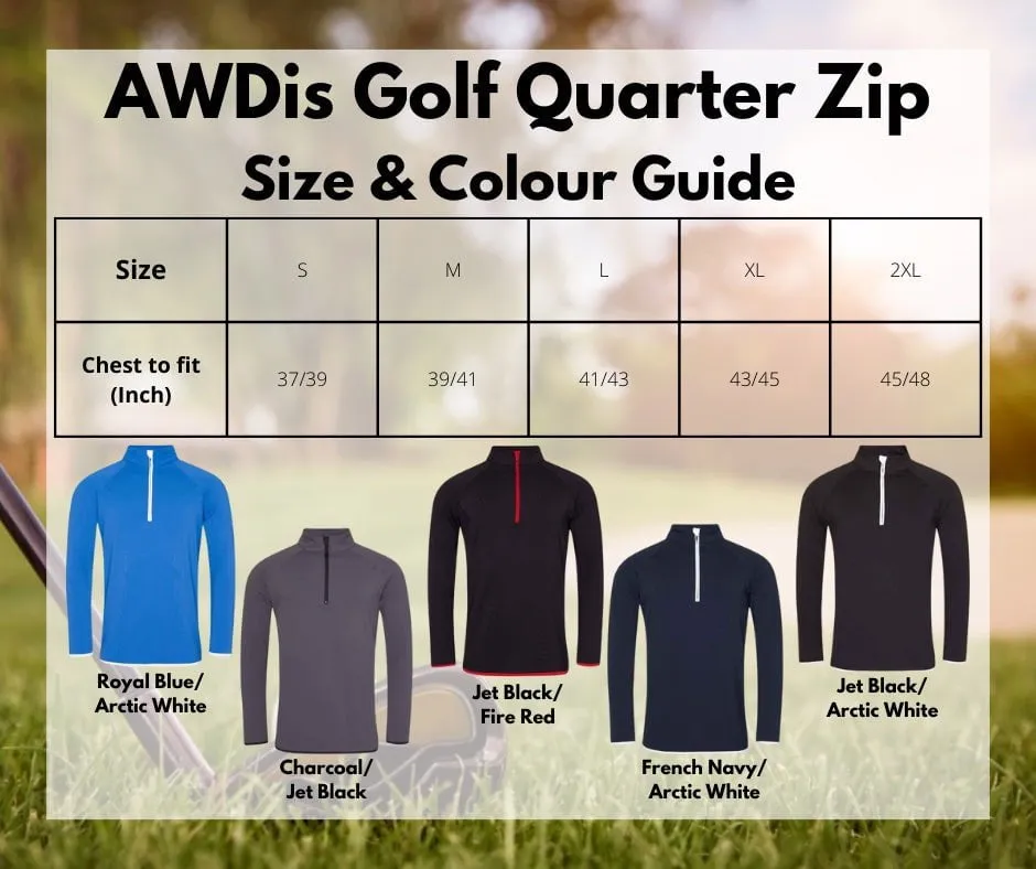 AWDis Cool Half Zip Sweat Top