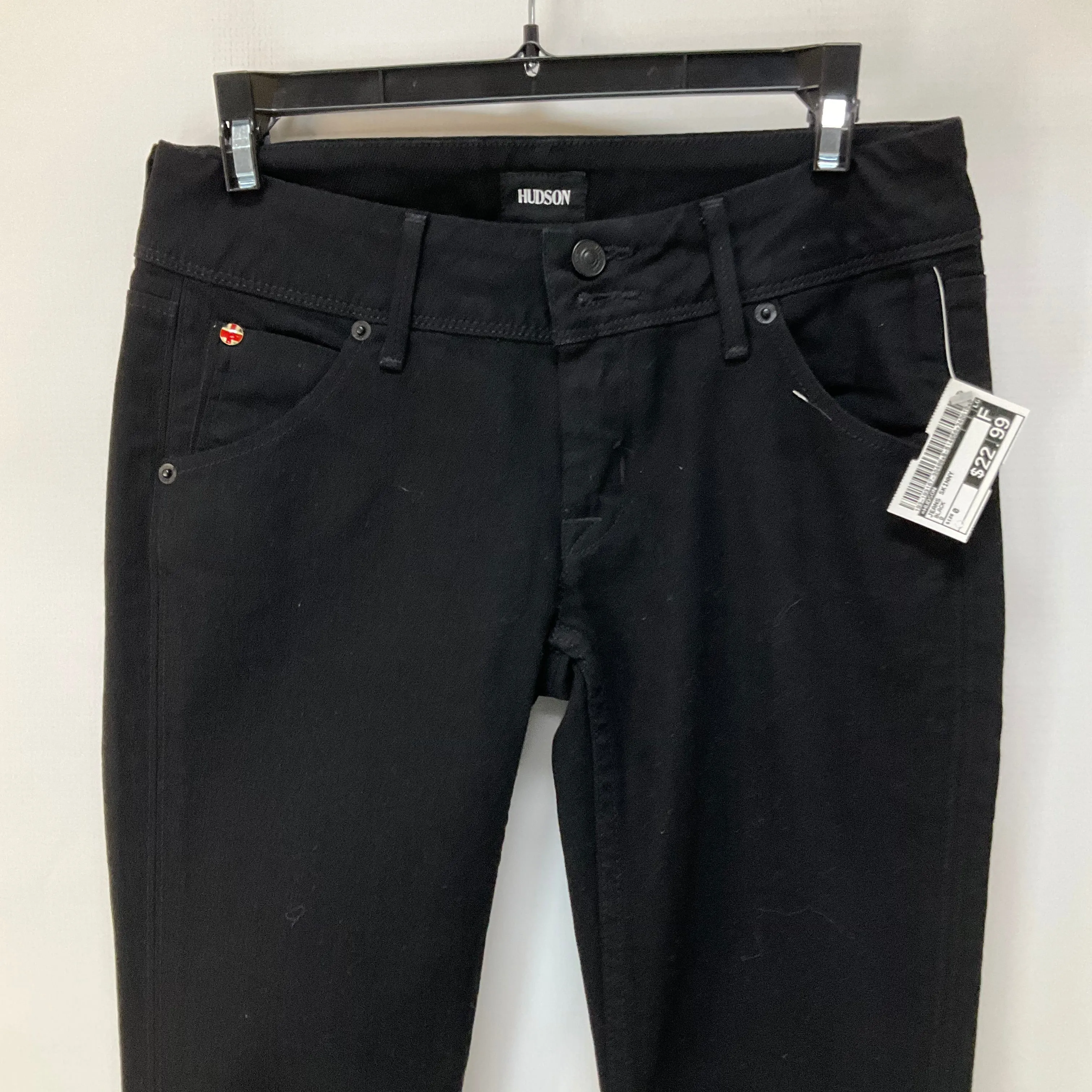 Black Jeans Skinny Hudson, Size 0