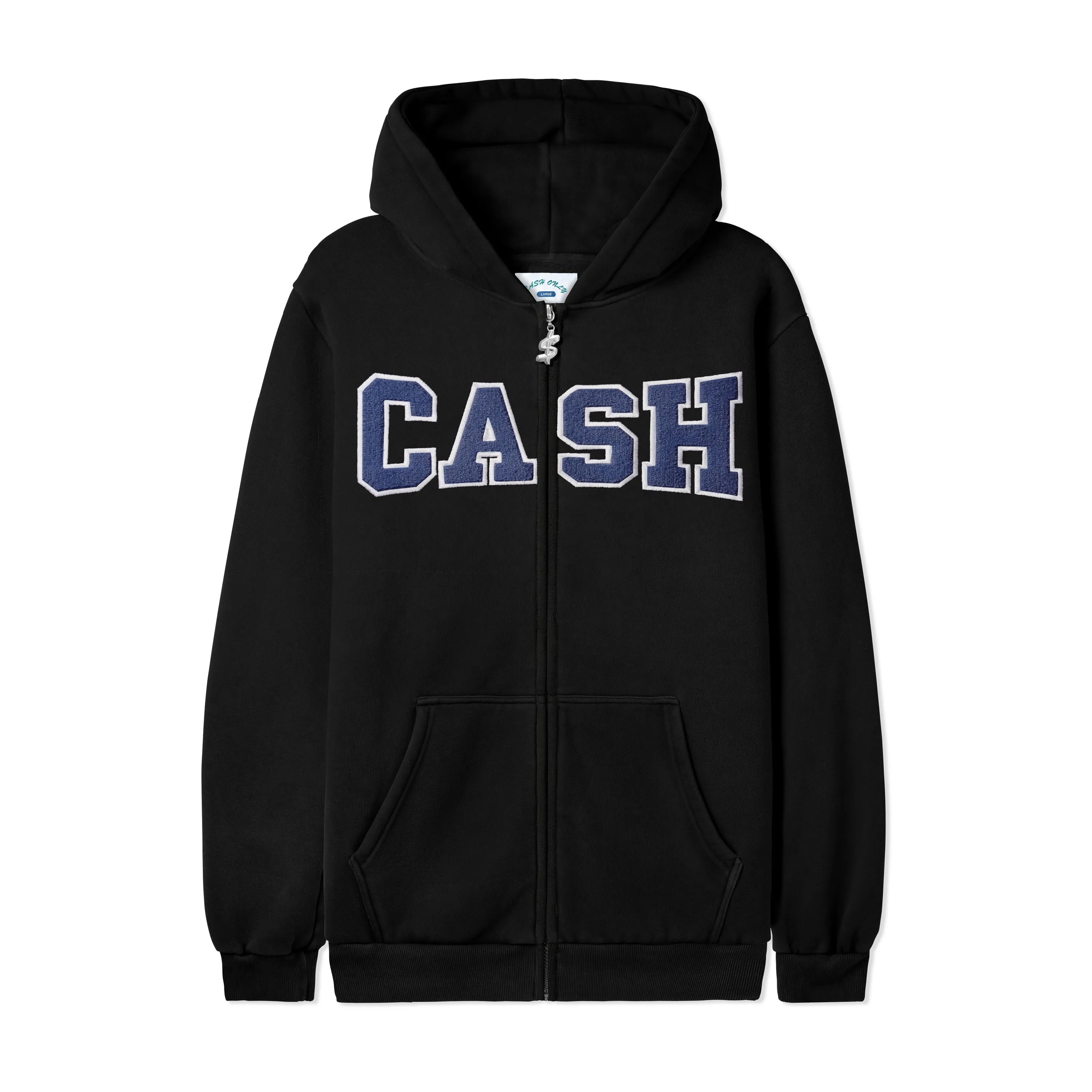 Cash Only Campus Zip-Thru Hood