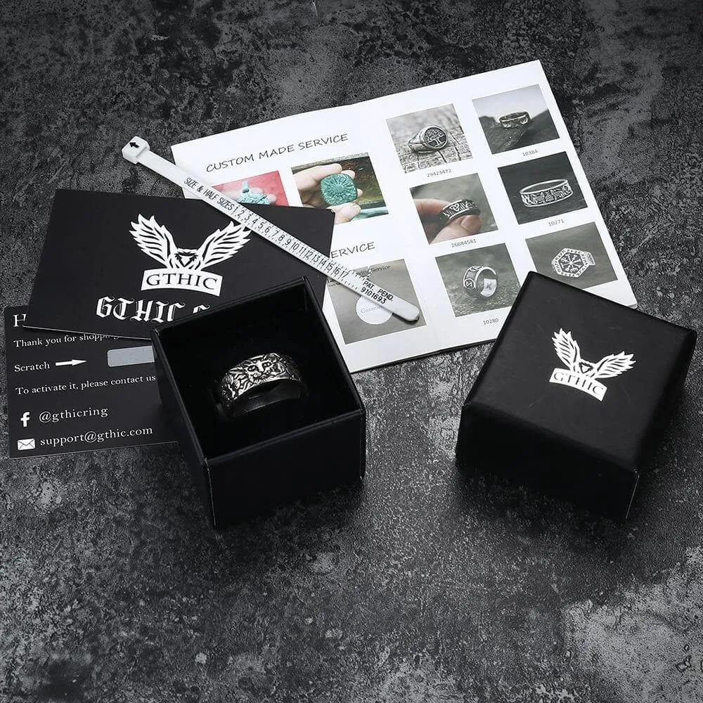 Cat In Flowers Alloy Ring