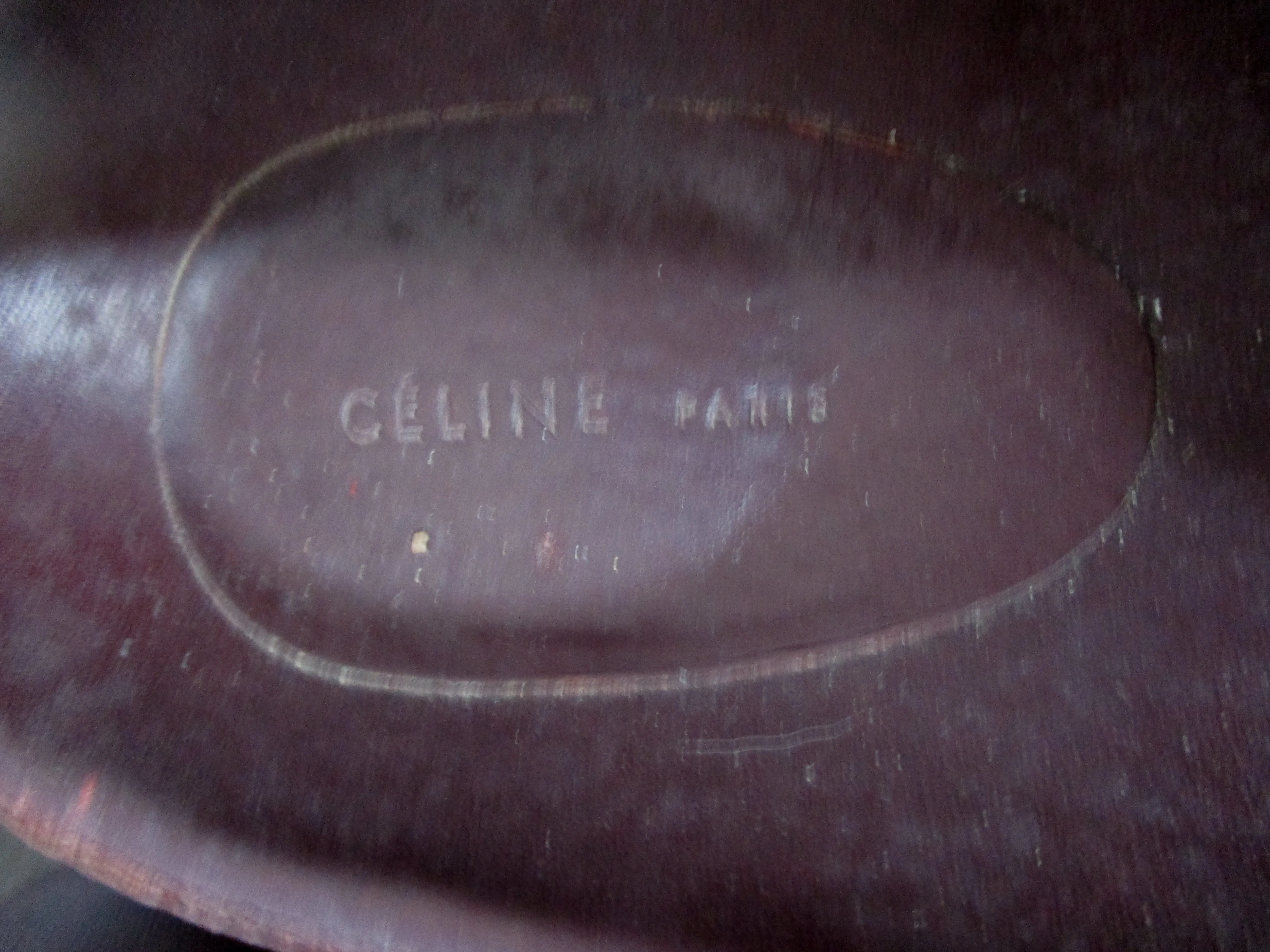 CELINE PARIS Flat Slip Slide Twist SANDAL SHOE 36 BLACK