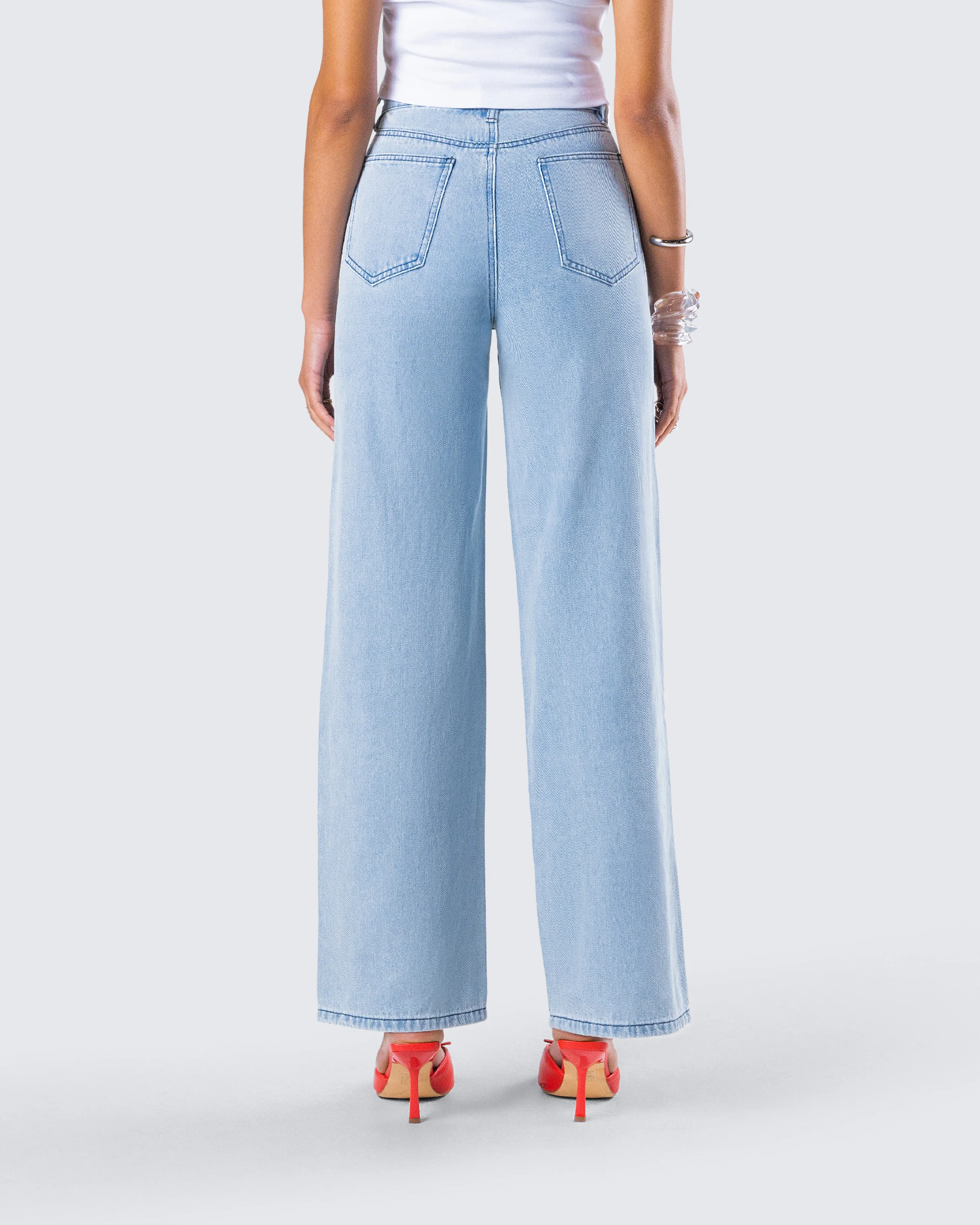 Cheri Cherry Blue Denim Jean