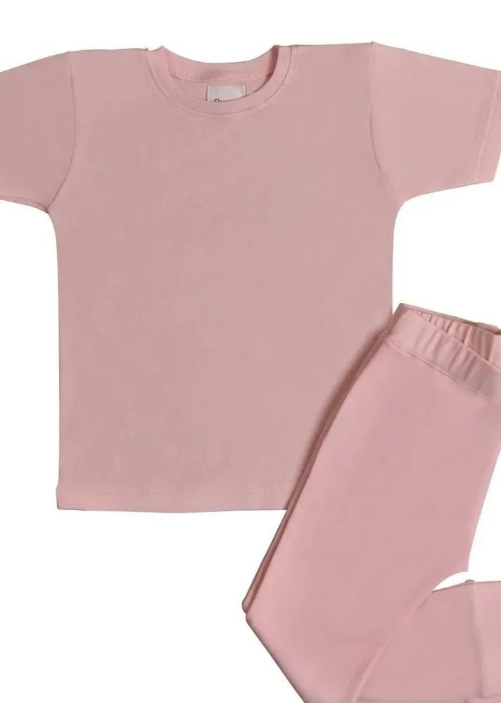 Cherry Blossom Pink Organic 2-Piece Pjs Set