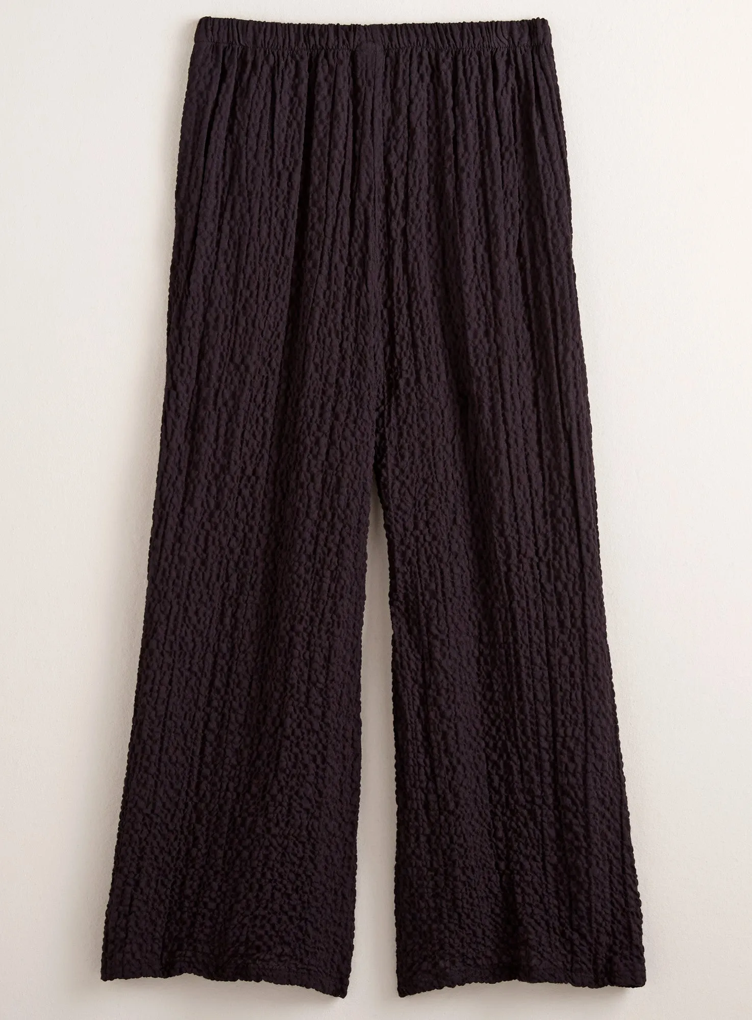 Cherry Blossom Textured Palazzo Pants FINAL SALE (No Returns)