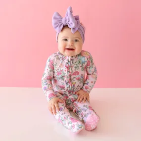 Christine Footie Ruffled Zippered One Piece