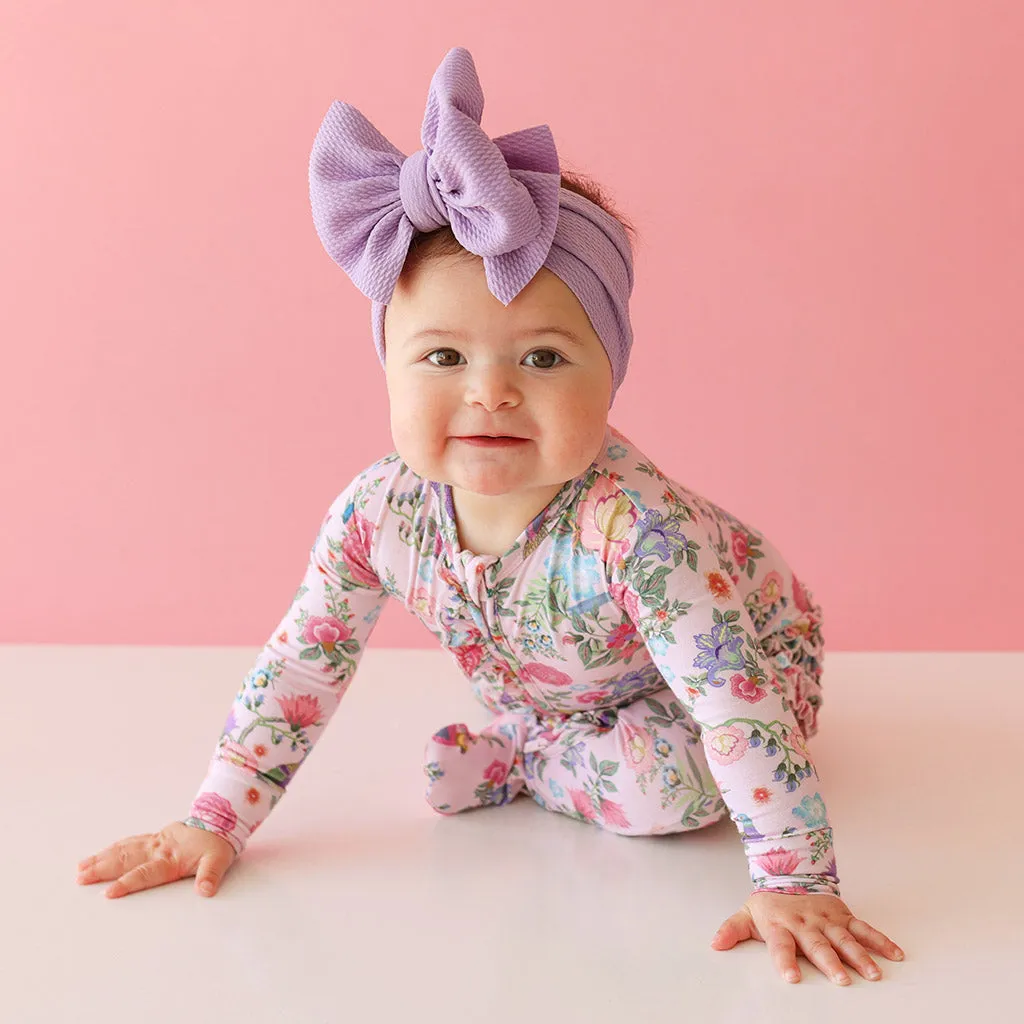 Christine Footie Ruffled Zippered One Piece