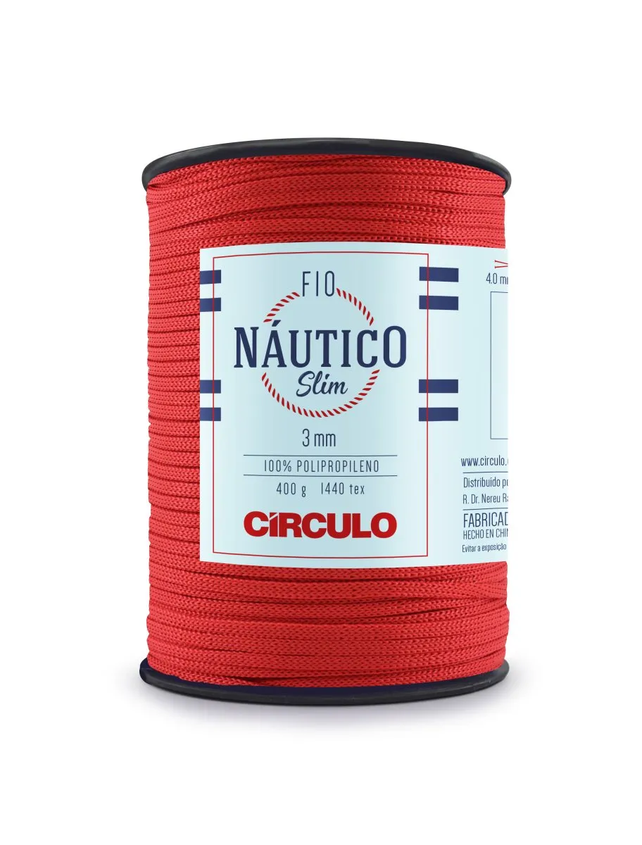 Circulo Fio Nautico Slim 3mm Yarn for Crocheting, 278m/400g