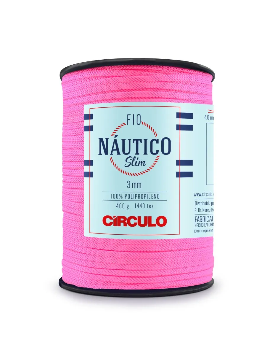 Circulo Fio Nautico Slim 3mm Yarn for Crocheting, 278m/400g