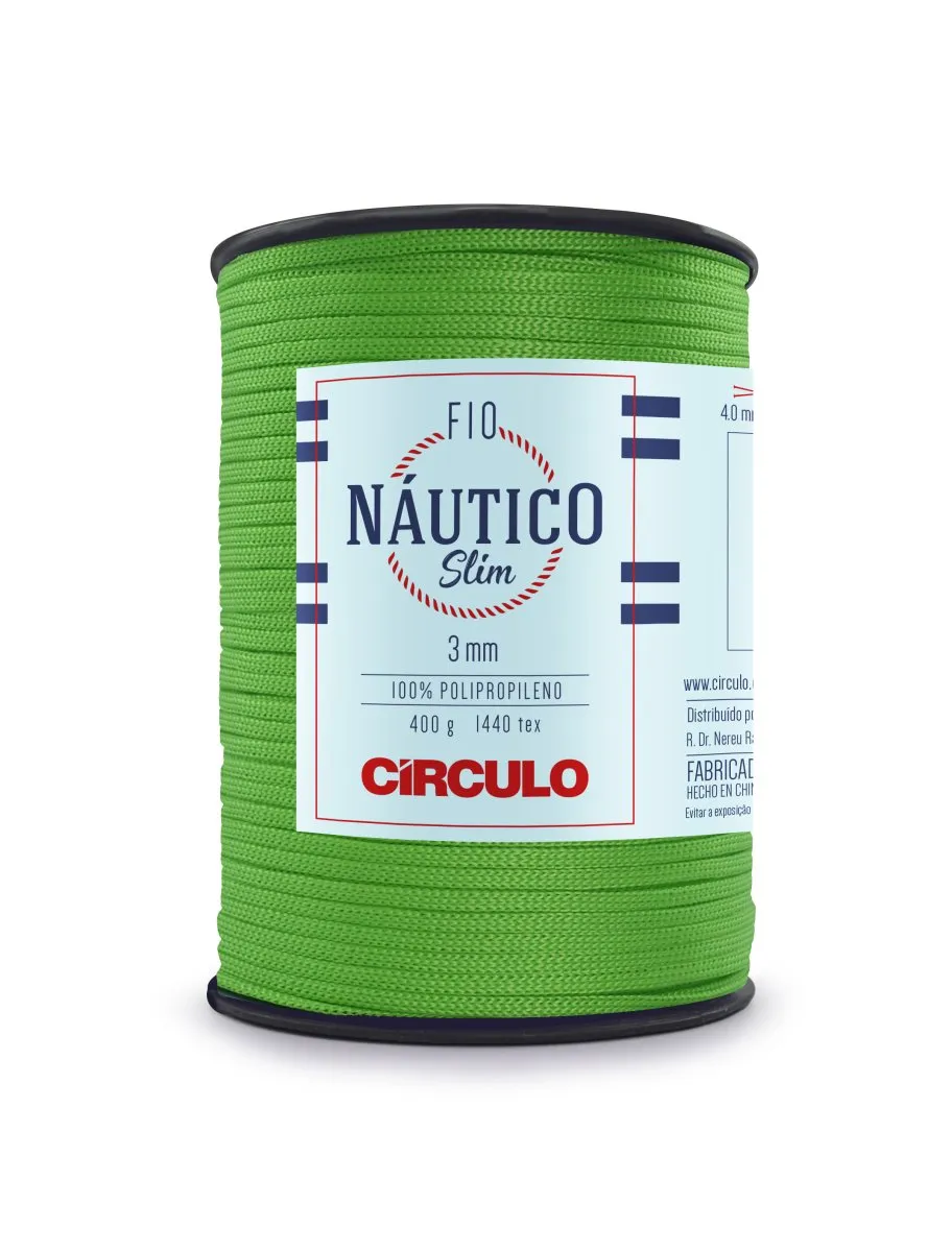 Circulo Fio Nautico Slim 3mm Yarn for Crocheting, 278m/400g