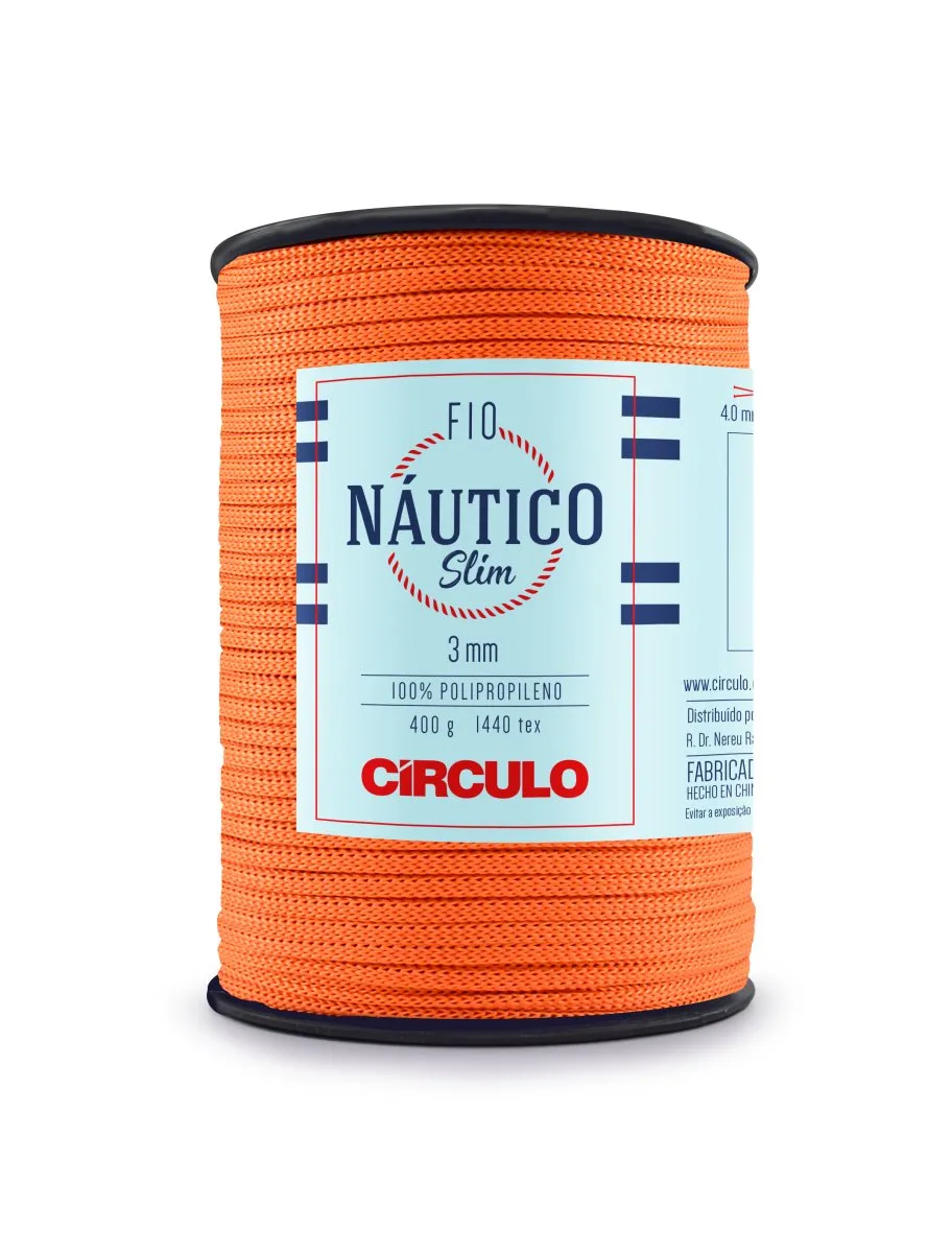 Circulo Fio Nautico Slim 3mm Yarn for Crocheting, 278m/400g