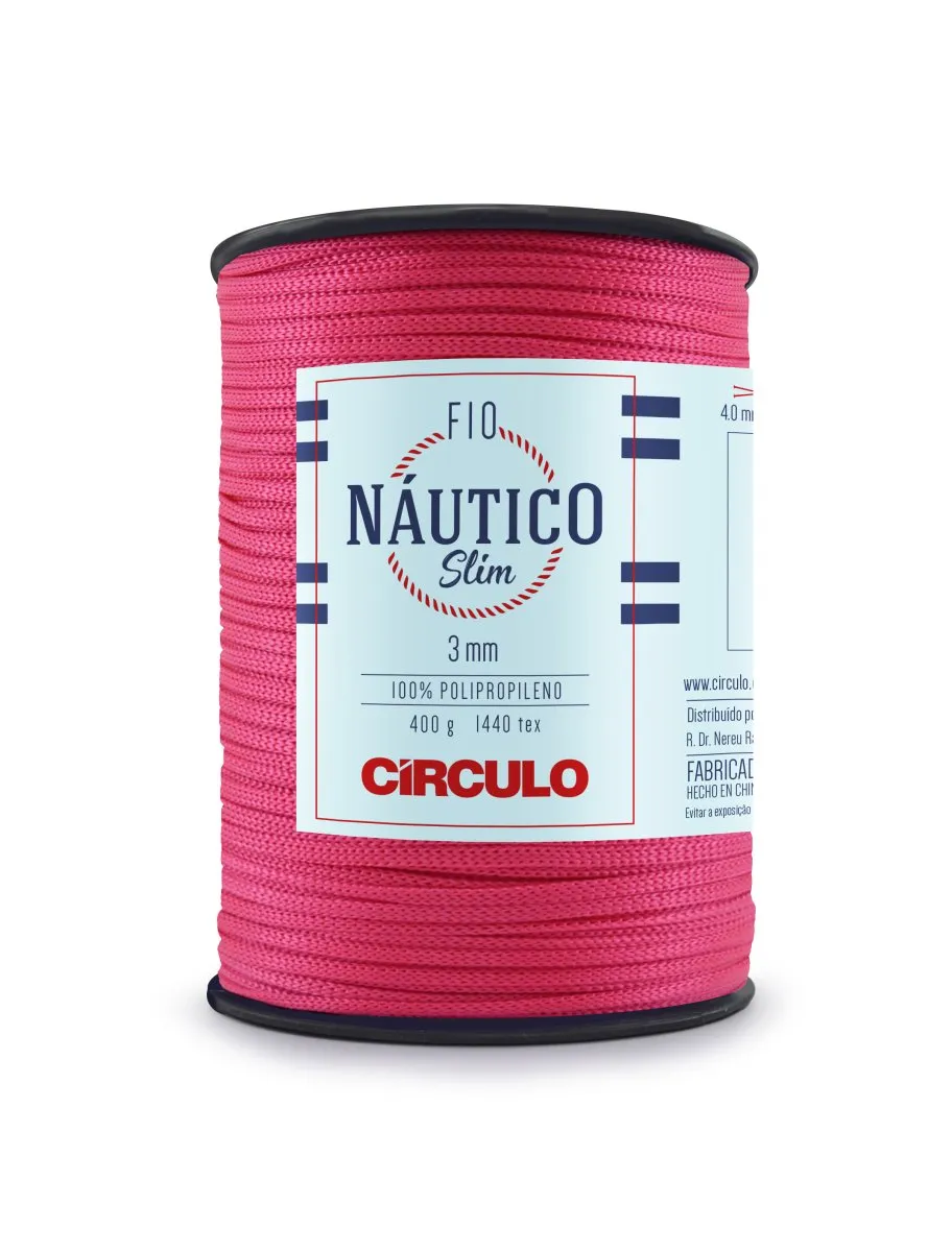 Circulo Fio Nautico Slim 3mm Yarn for Crocheting, 278m/400g
