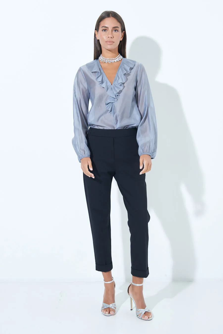 Classic tailored ankle pants wholesale