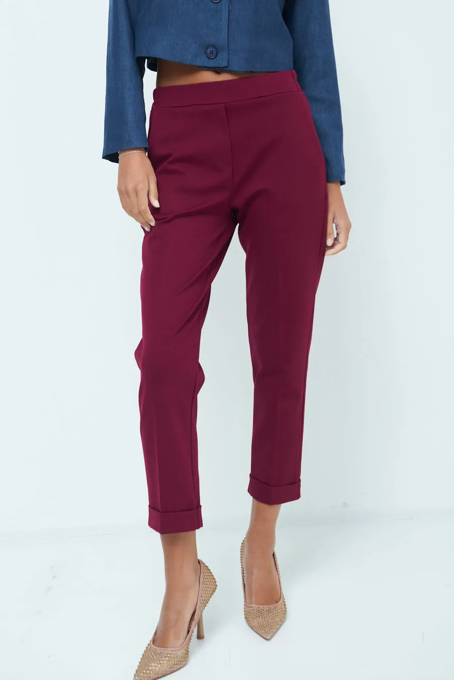 Classic tailored ankle pants wholesale
