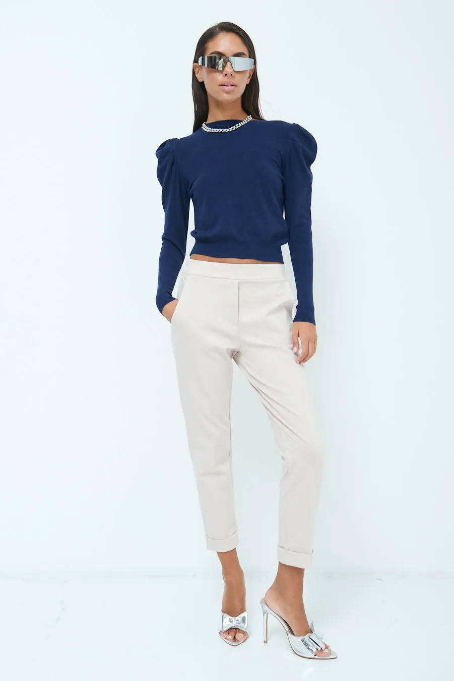 Classic tailored ankle pants wholesale