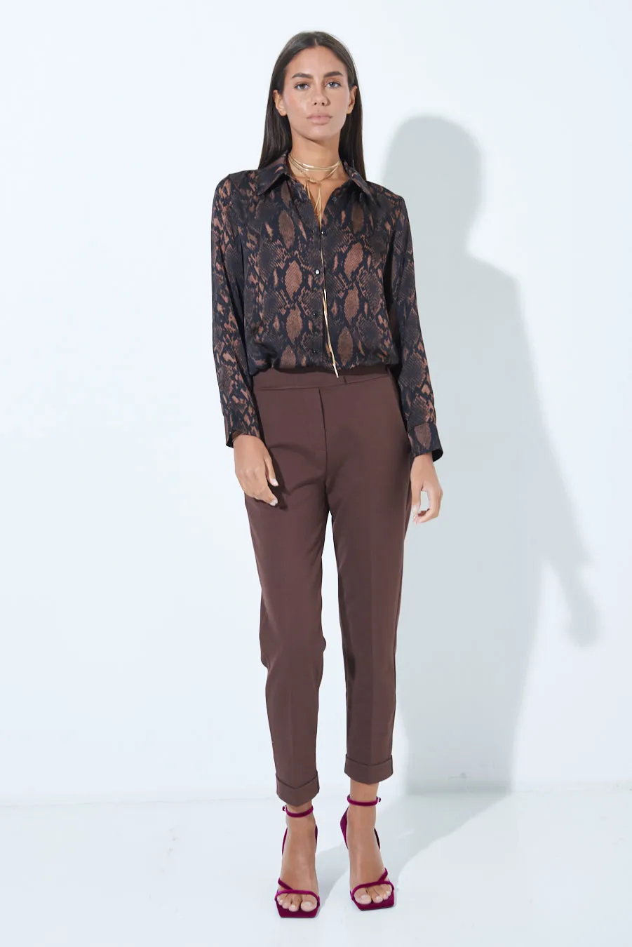 Classic tailored ankle pants wholesale