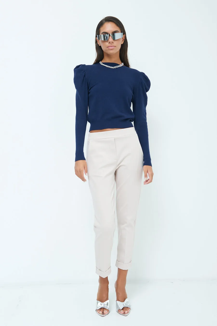 Classic tailored ankle pants wholesale