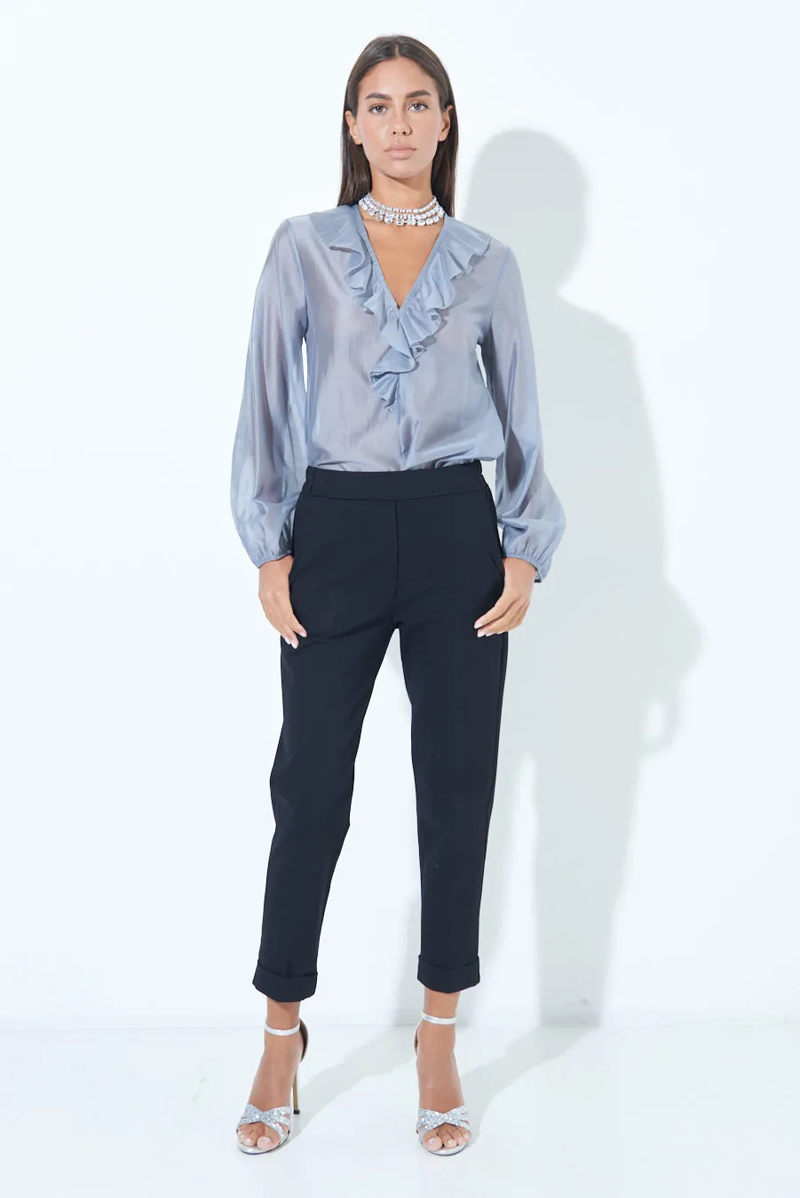 Classic tailored ankle pants wholesale