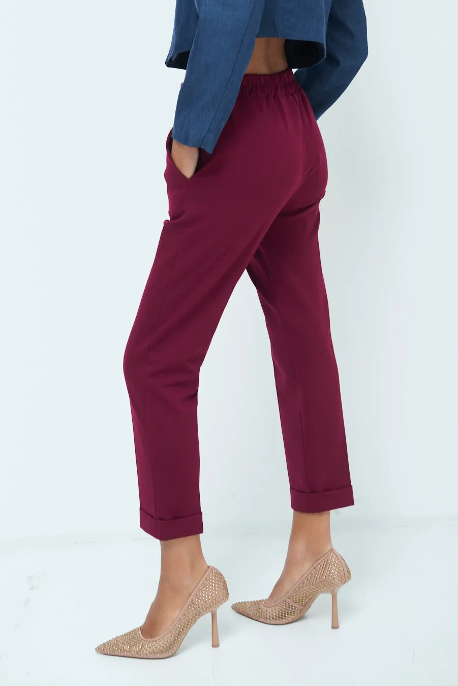 Classic tailored ankle pants wholesale