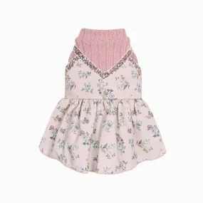 Cottage Rose Sequin Dress - Pink