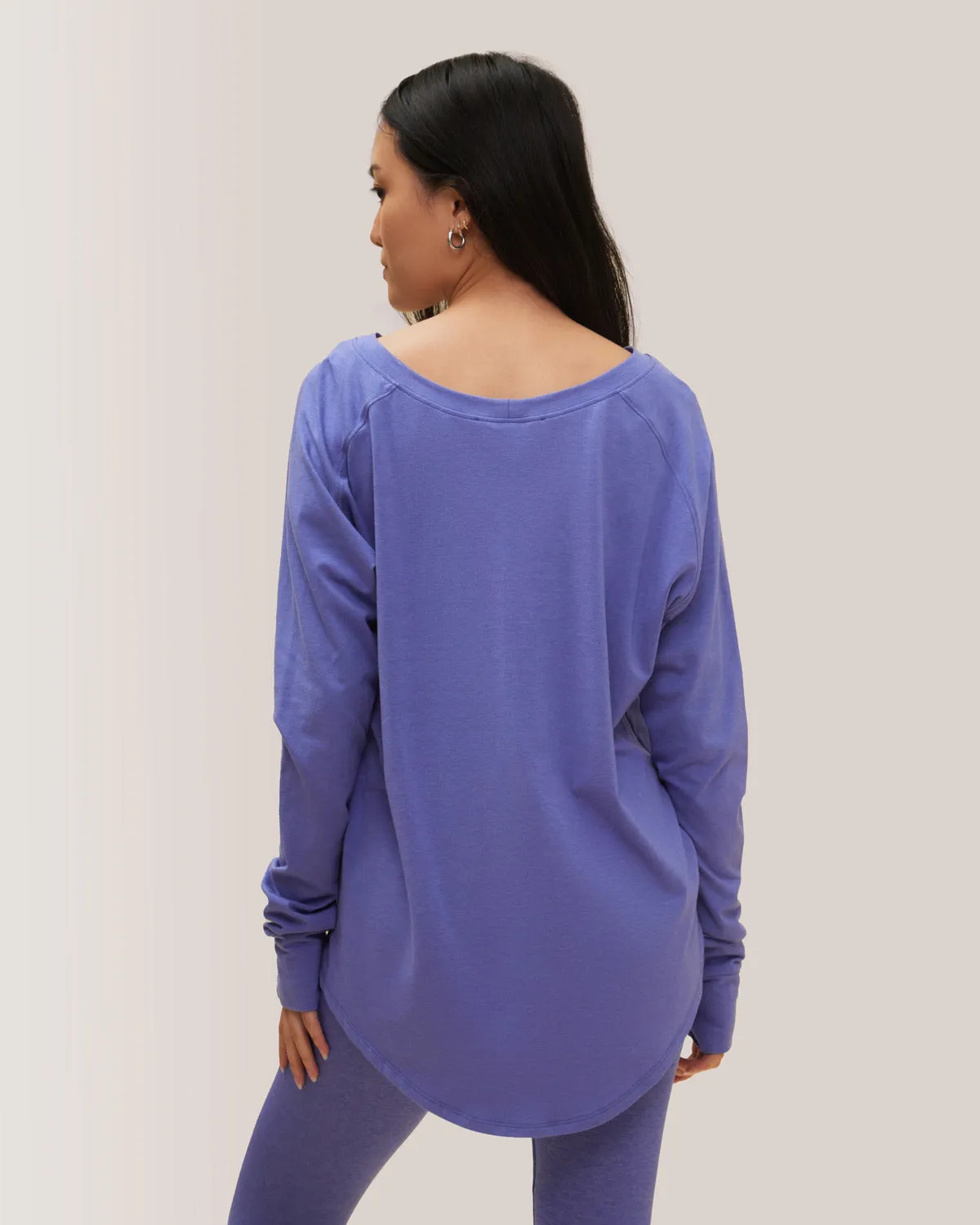 Cozy Long Sleeve Shirt - Iris