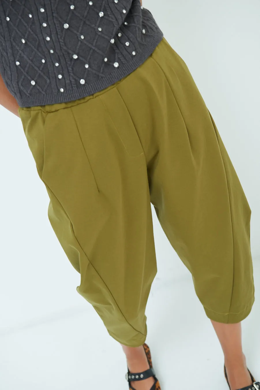 Cropped balloon pants wholesale