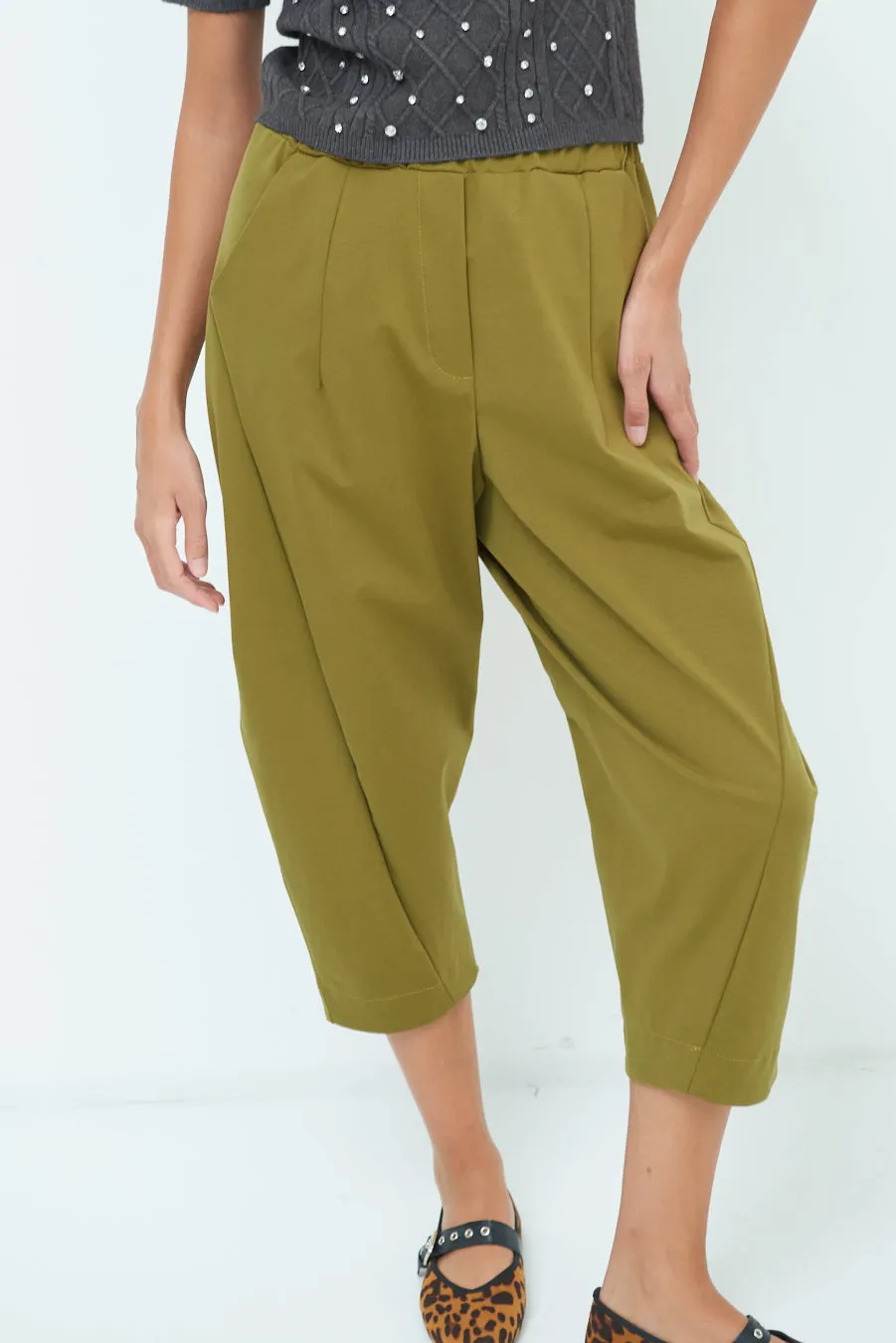 Cropped balloon pants wholesale