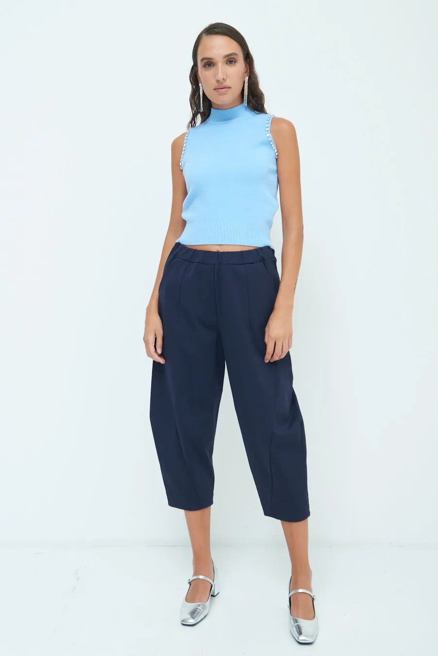 Cropped balloon pants wholesale