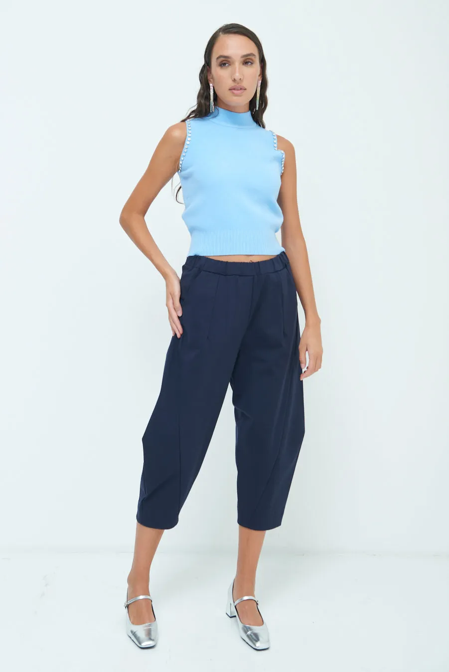 Cropped balloon pants wholesale