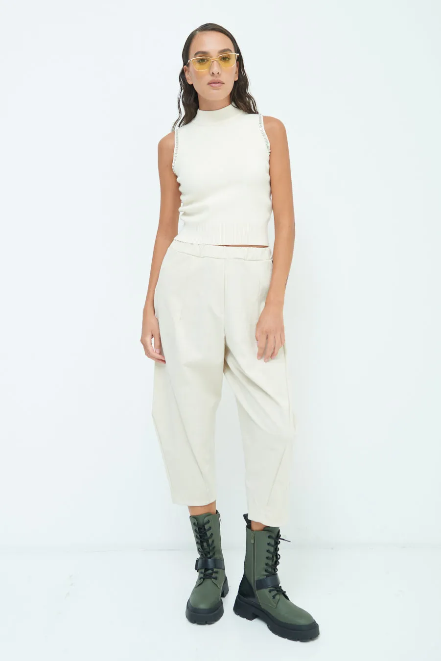 Cropped balloon pants wholesale