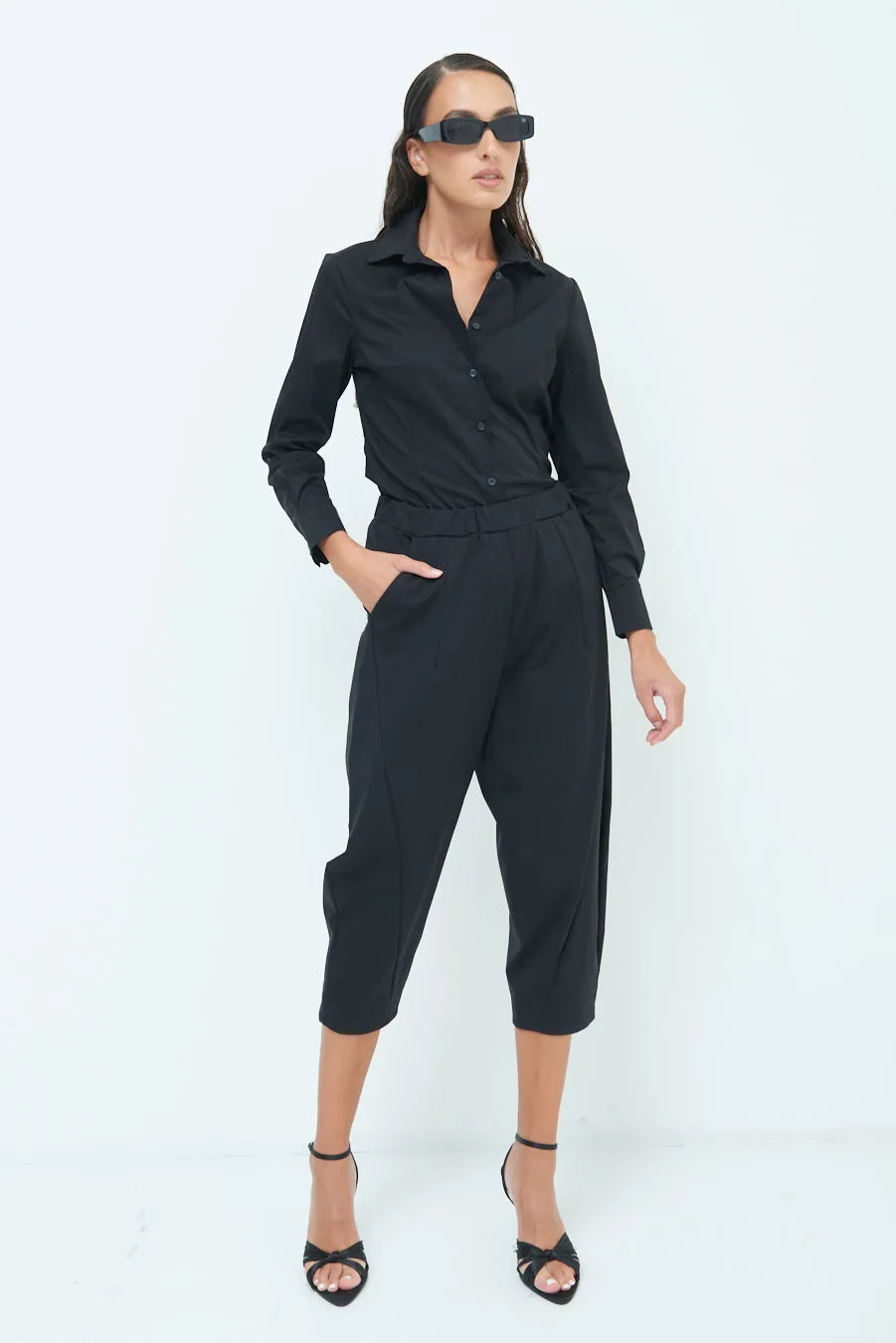 Cropped balloon pants wholesale
