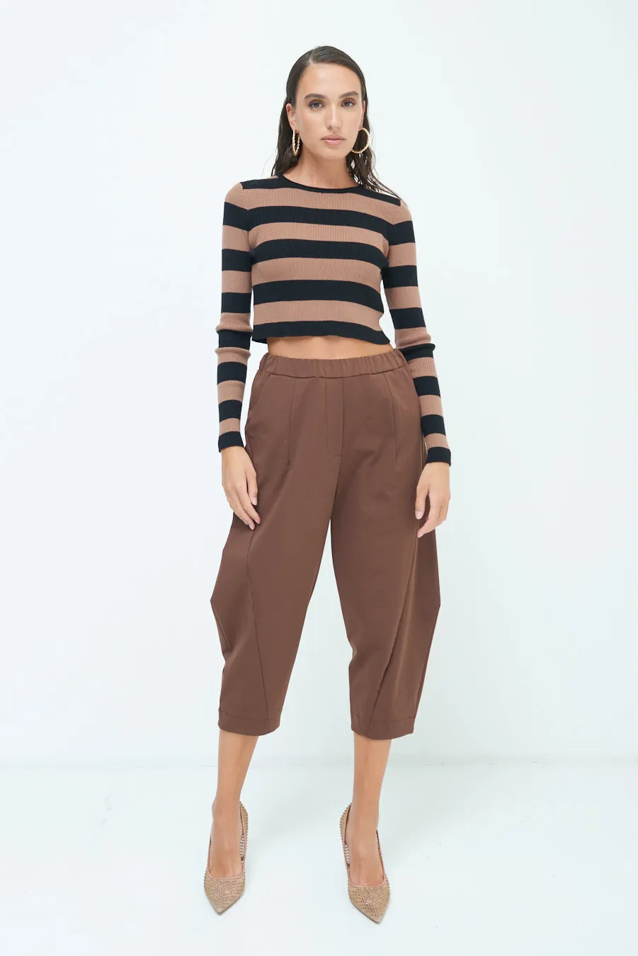 Cropped balloon pants wholesale