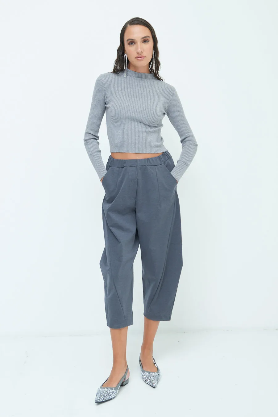 Cropped balloon pants wholesale
