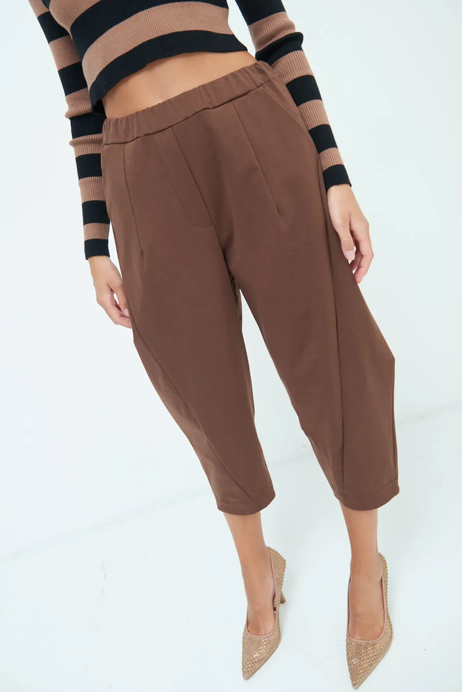 Cropped balloon pants wholesale