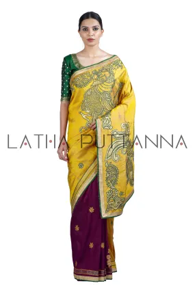 Deepavali - Two Colour Silk Saree