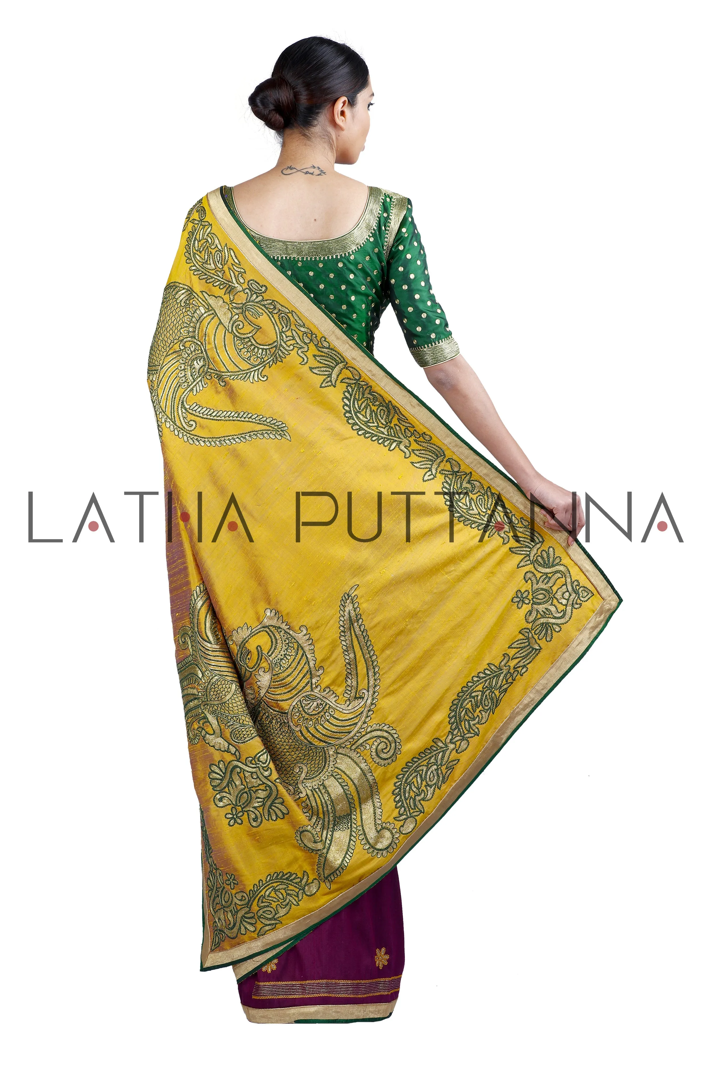 Deepavali - Two Colour Silk Saree