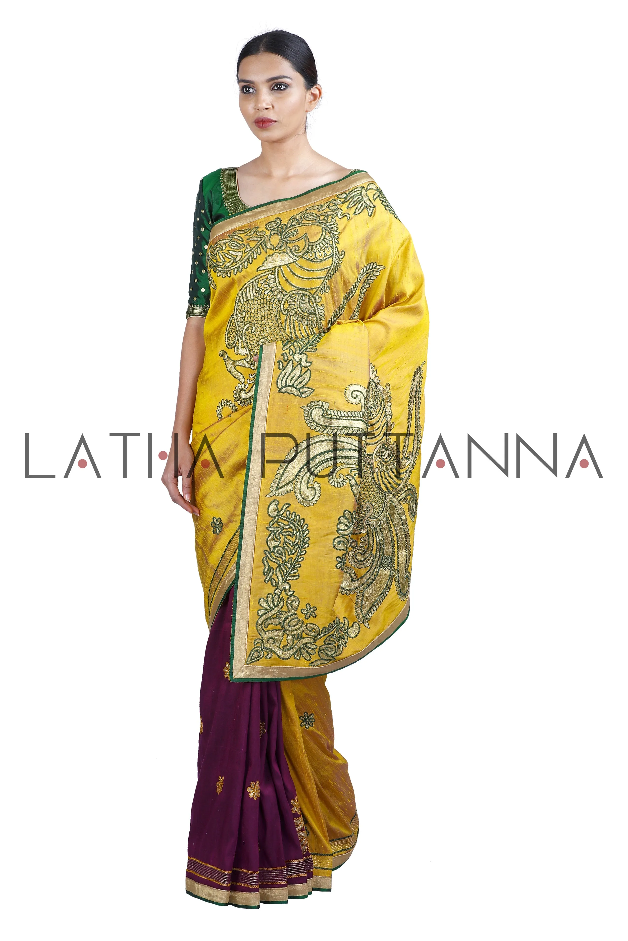 Deepavali - Two Colour Silk Saree