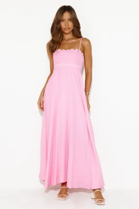 Energy For Vacays Maxi Dress Pink